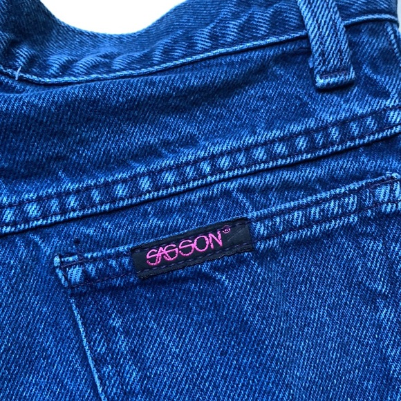 VTG Sasson Jeans Cutoffs Shorts High Waist Rise - Picture 8 of 13